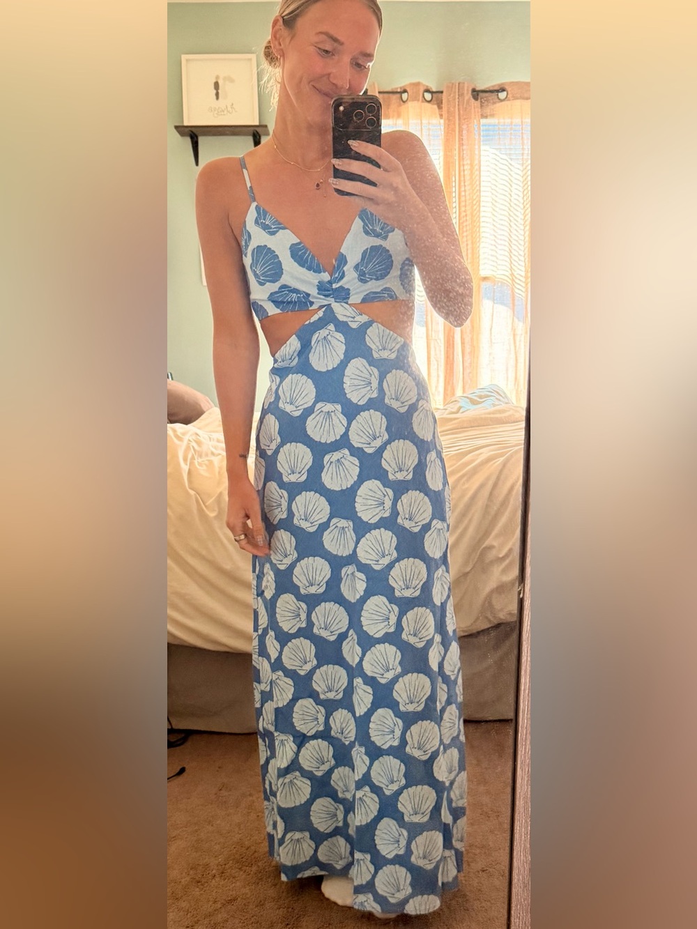 The A&F Julia Slip Cutout Maxi Dress
